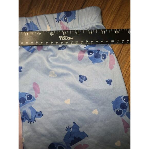 Disney Lilo And Stitch Pajama Shorts Womens Size Large Pull On Drawstring 5668 - Picture 2 of 5
